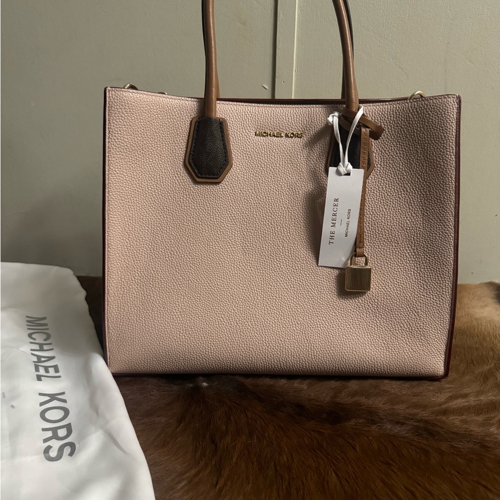 Michael Kors Pebbled Leather Satchel
